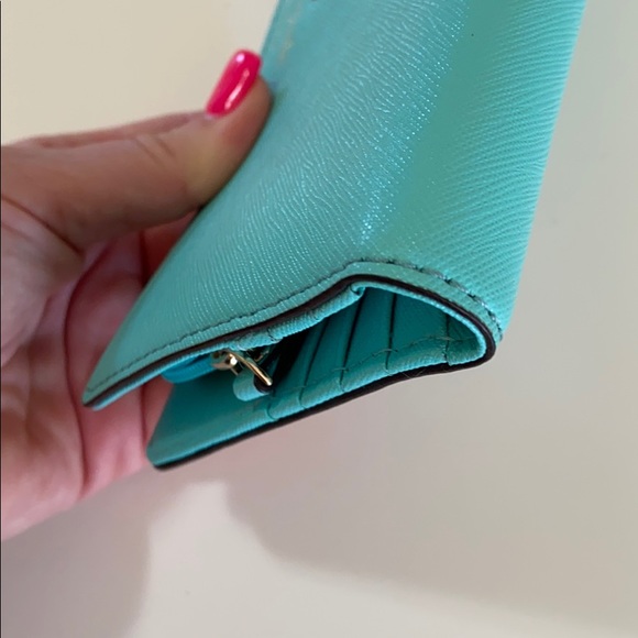 Kate Spade Tiffany Blue Snap Wallet PXRU 3896 - Picture 5 of 5